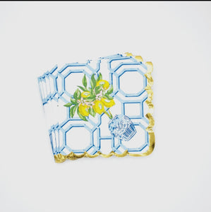 Lemon Ginger Paper Napkins