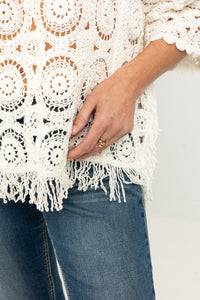 Riviera Lace Crochet Top