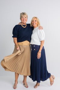 Evelyn Pleated Skirt