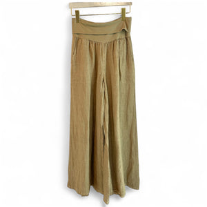 Capri Linen Palazzo Pants