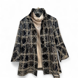 Victoria Sequin Tweed Jacket