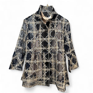 Victoria Sequin Tweed Jacket