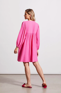 Day Dreamer Dress-Short and Gauzy with Puff Sleeves